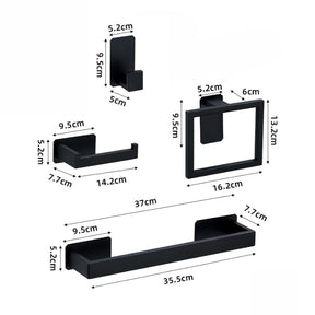 Kit Acessórios para Banheiro Inox 5 Peças Casa & Coza