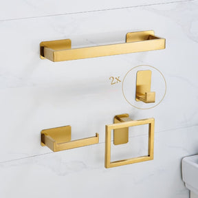 Kit Acessórios para Banheiro Inox 5 Peças Casa & Coza