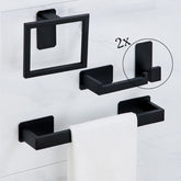 Kit Acessórios para Banheiro Inox 5 Peças Casa & Coza