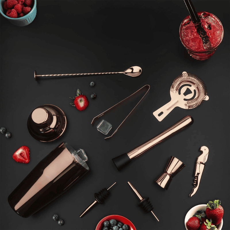 Kit Coqueteleira Inox Drinks Cocktails Bar em Casa Casa & Coza