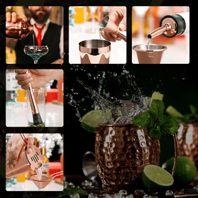Kit Coqueteleira Inox Drinks Cocktails Bar em Casa Casa & Coza