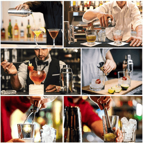 Kit Coqueteleira Inox Drinks Cocktails Bar em Casa Casa & Coza