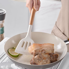Kit Utensílios de Cozinha 14 Peças Silicone Com Organizador Casa & Coza