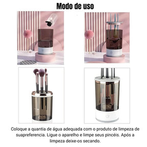 Limpador de Pincel de Maquiagem Elétrico Casa & Coza