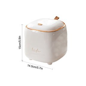 Lixeira de Mesa Luxo Decorativa Casa & Coza