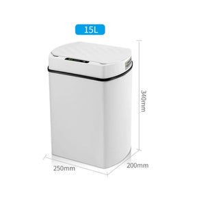Lixeira para Banheiro e Cozinha Automática com Sensor 15L Casa & Coza
