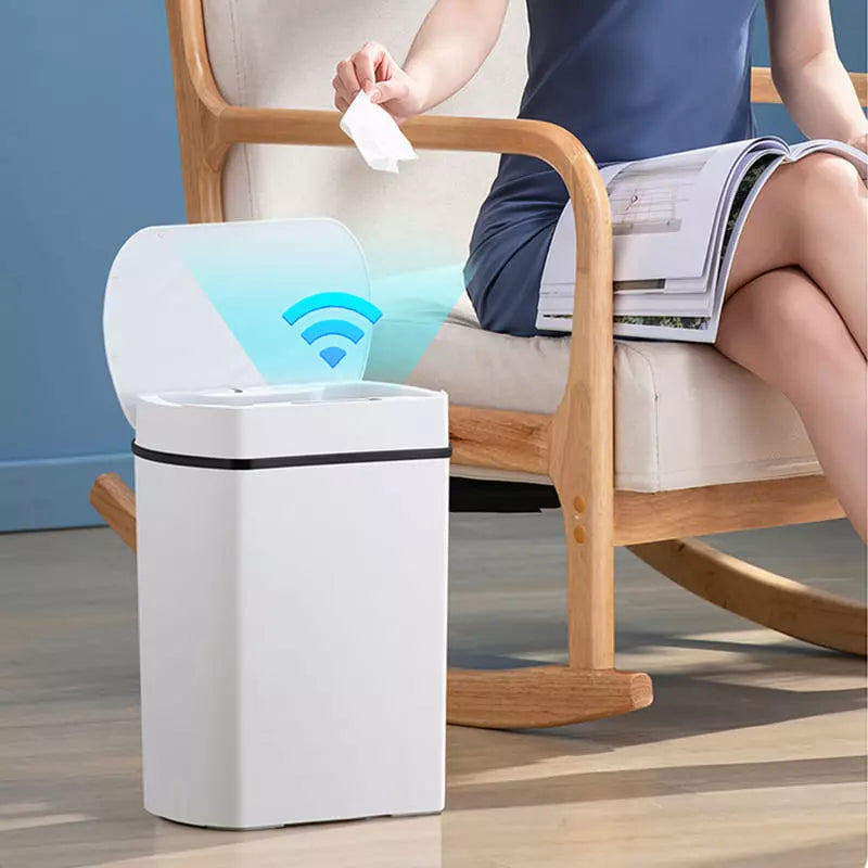 Lixeira para Banheiro e Cozinha Automática com Sensor 15L Casa & Coza