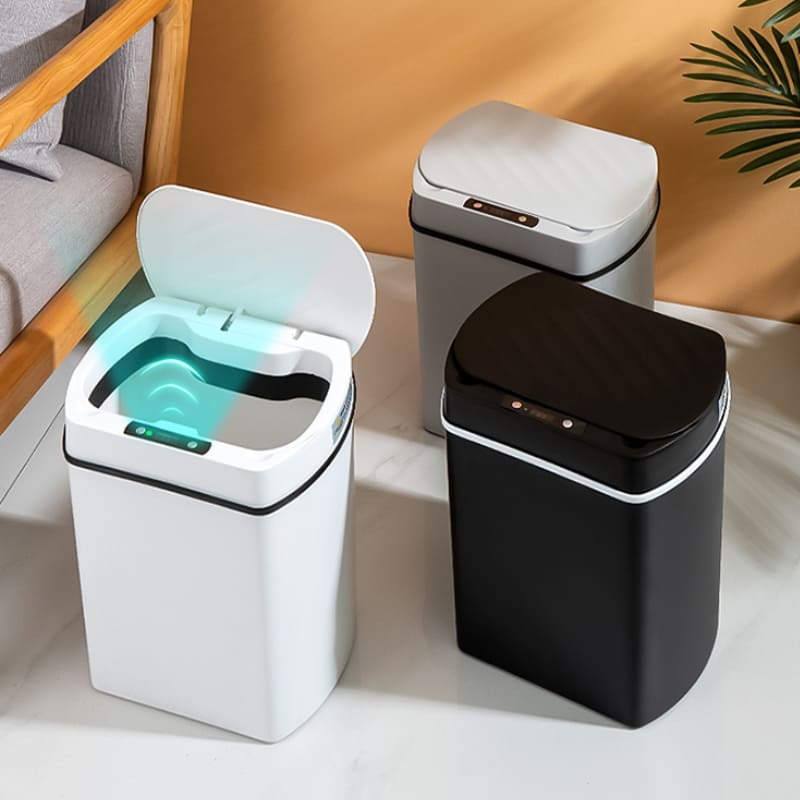 Lixeira para Banheiro e Cozinha Automática com Sensor 15L Casa & Coza