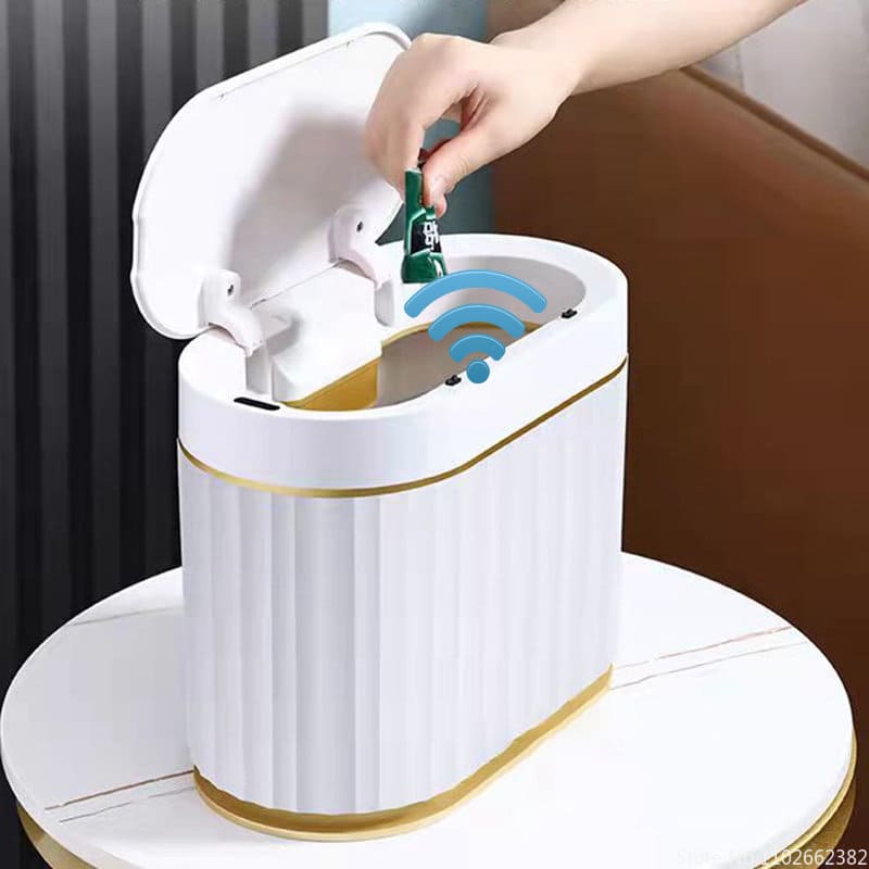 Lixeira para Banheiro e Cozinha Automática de Pia Inteligente Casa & Coza