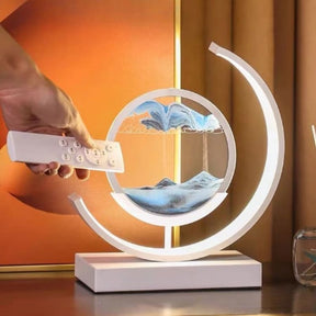 Luminária de Mesa Ampulheta LED Decorativa Casa & Coza