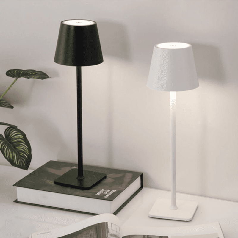 Luminária de Mesa LED Abajur Quarto Sala Portátil Casa & Coza