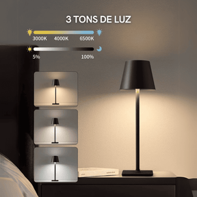 Luminária de Mesa LED Abajur Quarto Sala Portátil Casa & Coza