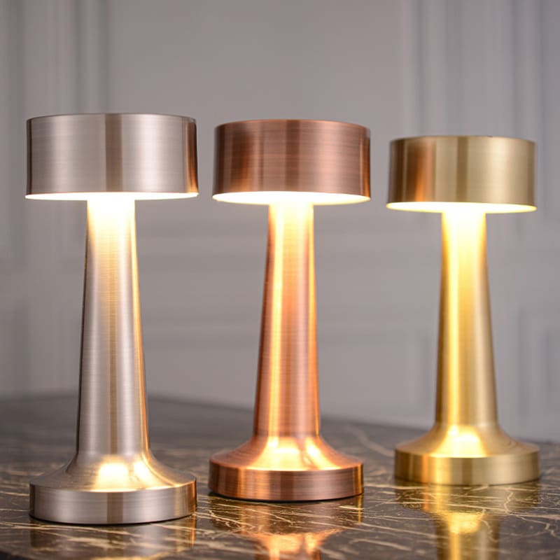 Luminária de Mesa LED Decoração Retrô Recarregável Casa & Coza