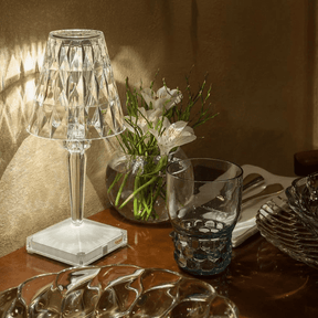Luminária de Mesa LED Diamante USB 3 em 1 Sem Fio Casa & Coza