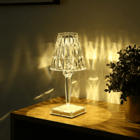 Luminária de Mesa LED Diamante USB 3 em 1 Sem Fio Casa & Coza