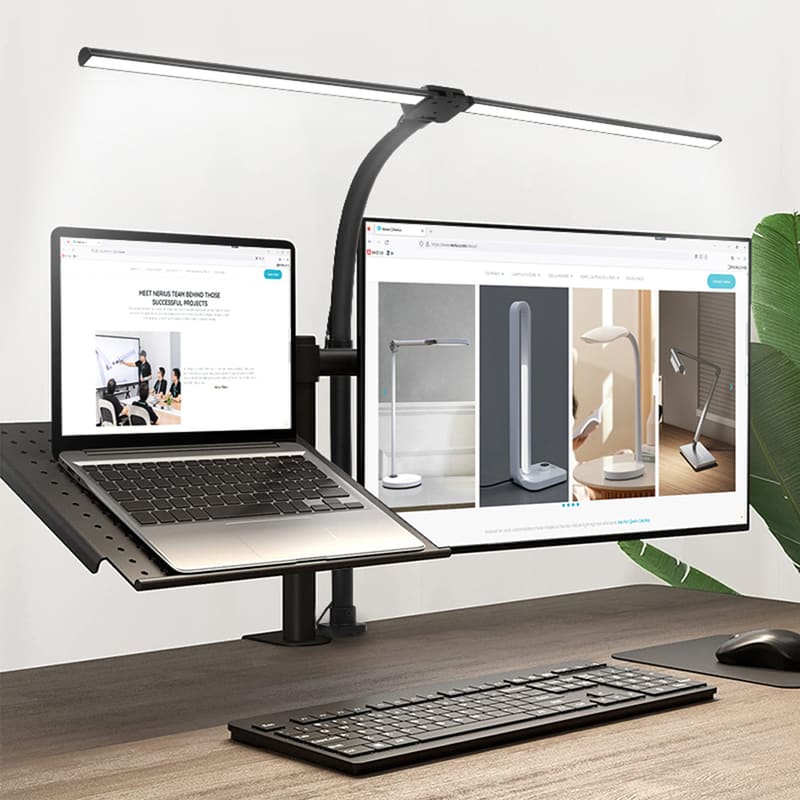 Luminária de Mesa LED Escritório Flexível Alumínio Casa & Coza