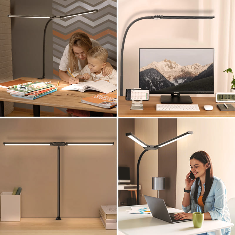 Luminária de Mesa LED Escritório Flexível Alumínio Casa & Coza