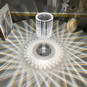 Luminária de Mesa LED Recarregável Sem Fio Cristal Casa & Coza