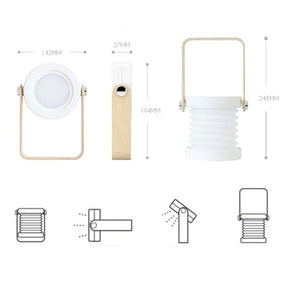 Luminária de Mesa LED com Alça Luminária de Leitura Casa & Coza