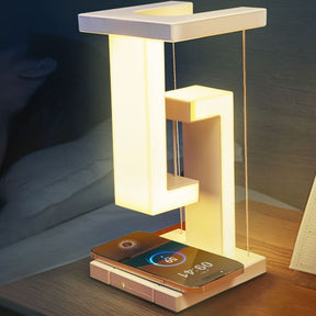 Luminária de Mesa + Carregador Iphone Samsung por Indução Casa & Coza