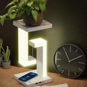 Luminária de Mesa + Carregador Iphone Samsung por Indução Casa & Coza