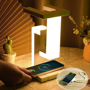 Luminária de Mesa + Carregador Iphone Samsung por Indução Casa & Coza