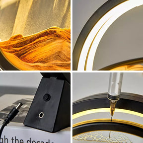Luminária de Mesa e Abajur Ampulheta LED Decorativa Casa & Coza