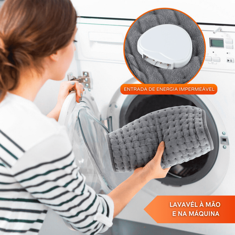 Manta Térmica Corporal Aquecedor Elétrico Inverno Casa & Coza