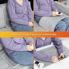 Manta Térmica Corporal Aquecedor Elétrico Inverno Casa & Coza