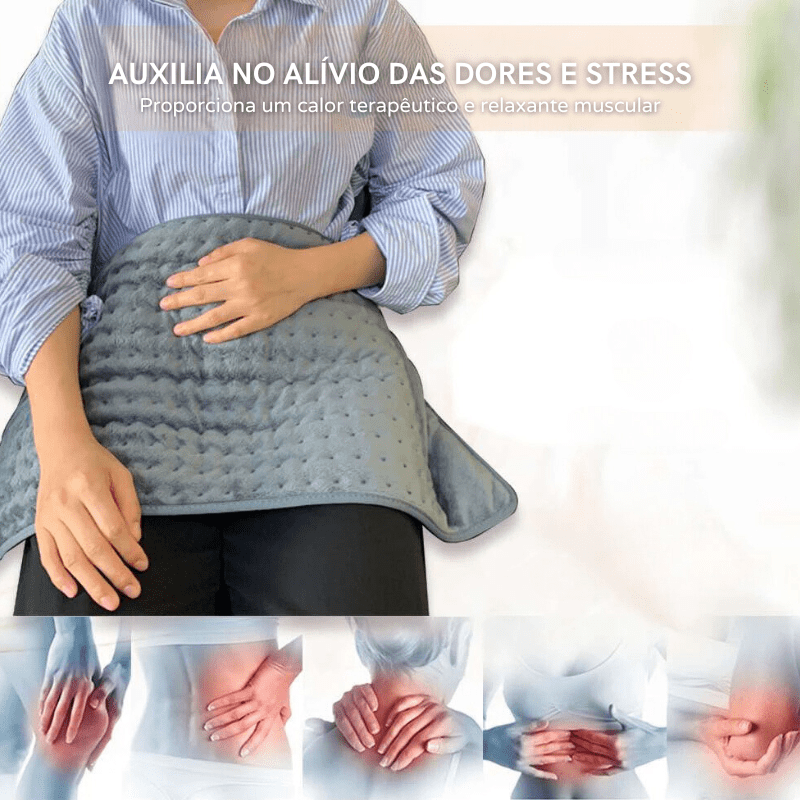 Manta Térmica Corporal Aquecedor Elétrico Inverno Casa & Coza