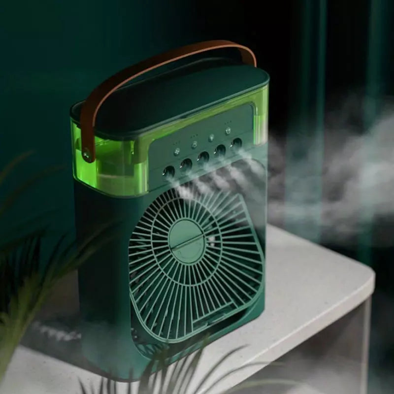 Mini Ar Condicionado Ventilador de Mesa Umidificador Casa & Coza