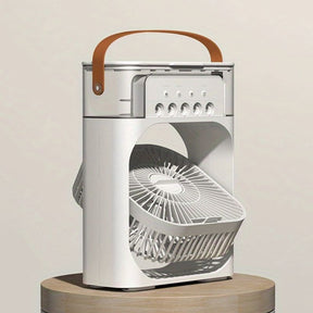 Mini Ar Condicionado Ventilador de Mesa Umidificador Casa & Coza
