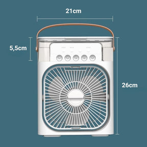 Mini Ar Condicionado Ventilador de Mesa Umidificador Casa & Coza