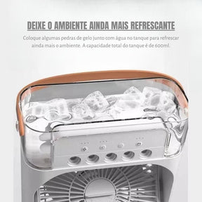 Mini Ar Condicionado Ventilador de Mesa Umidificador Casa & Coza
