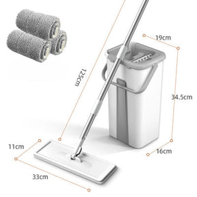 Mop de Limpeza Esfregão Mop Giratório com Balde Casa & Coza