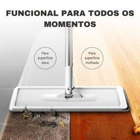 Mop de Limpeza Esfregão Mop Giratório com Balde Casa & Coza