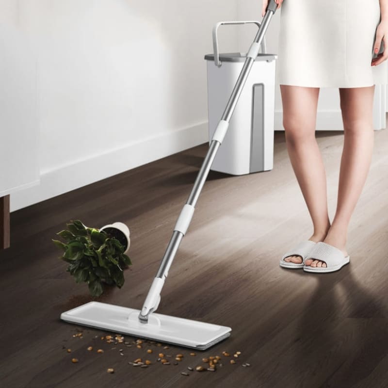 Mop de Limpeza Esfregão Mop Giratório com Balde Casa & Coza