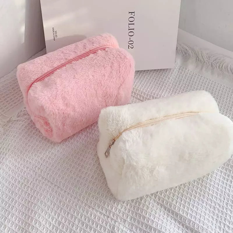 Necessaire Feminina Bolsa de Maquiagem Pequena Algodão Casa & Coza