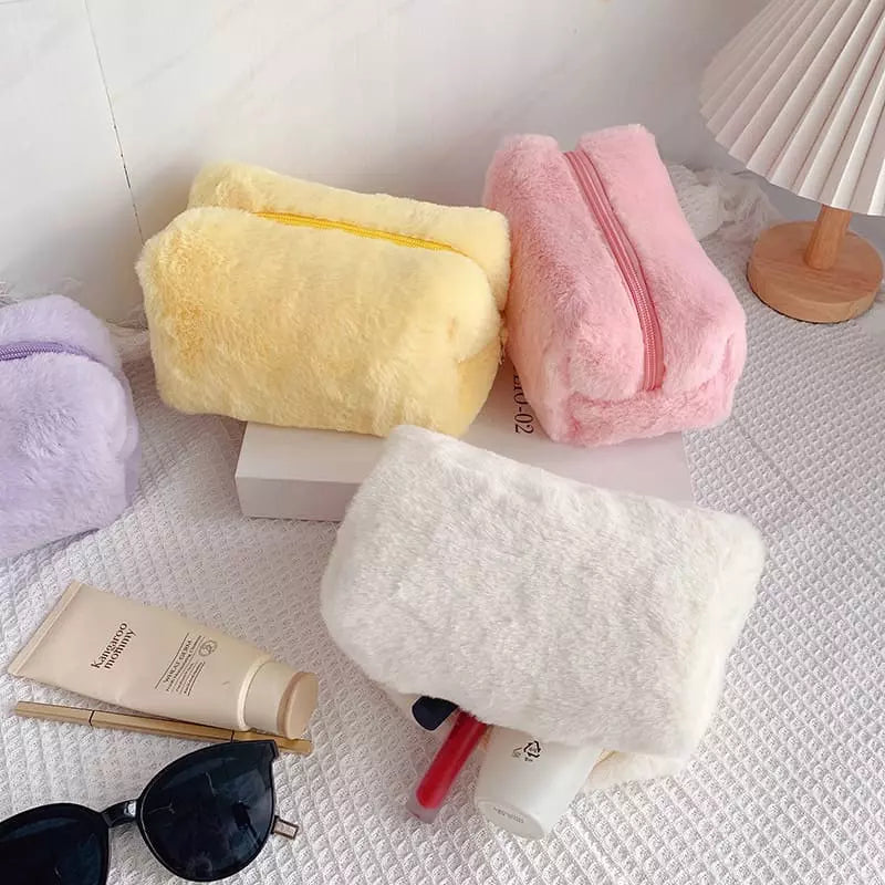 Necessaire Feminina Bolsa de Maquiagem Pequena Algodão Casa & Coza