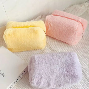Necessaire Feminina Bolsa de Maquiagem Pequena Algodão Casa & Coza