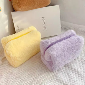 Necessaire Feminina Bolsa de Maquiagem Pequena Algodão Casa & Coza