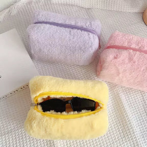 Necessaire Feminina Bolsa de Maquiagem Pequena Algodão Casa & Coza