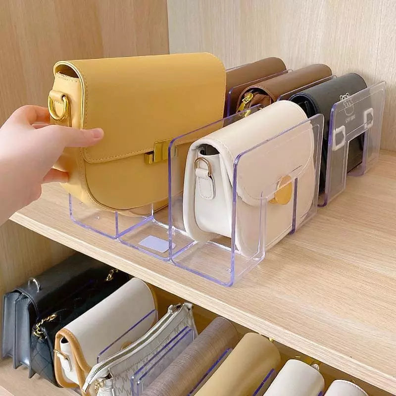 Organizador de Bolsa Acrílico com Divisória Casa & Coza