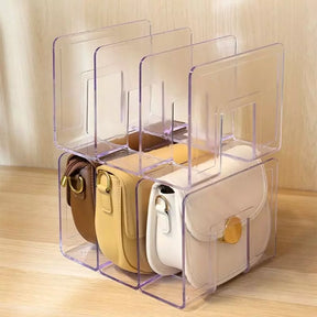 Organizador de Bolsa Acrílico com Divisória Casa & Coza