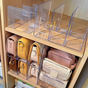 Organizador de Bolsa Acrílico com Divisória Casa & Coza