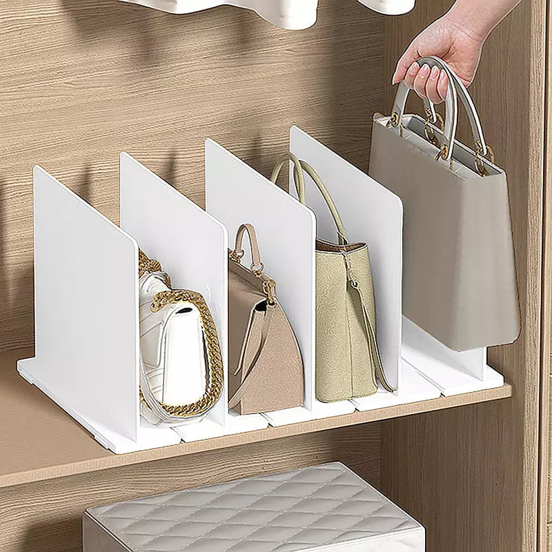 Organizador de Bolsa Acrílico com Divisória Retráteis Casa & Coza