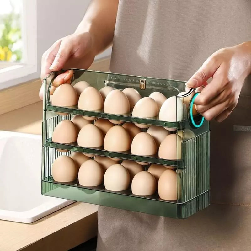 Organizador de Geladeira Porta Ovos 34 Lugares Casa & Coza