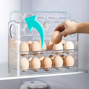 Organizador de Geladeira Porta Ovos 34 Lugares Casa & Coza