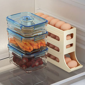 Organizador de Geladeira Porta Ovos Dispenser Casa & Coza