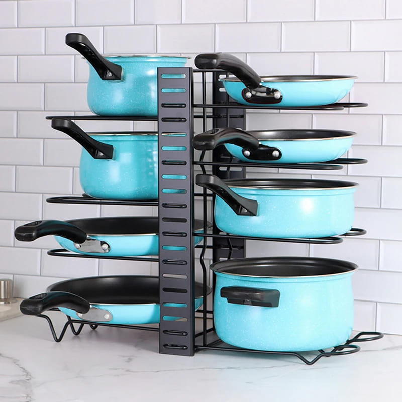 Organizador de Panelas e Tampas Armário de Cozinha Casa & Coza